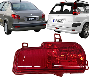 Lanterna Refletor Peugeot 207 Sedan SW Traseiro Esquerdo