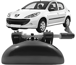 Maçaneta Porta Traseira Esquerda Peugeot 206 207 1999 a 2014