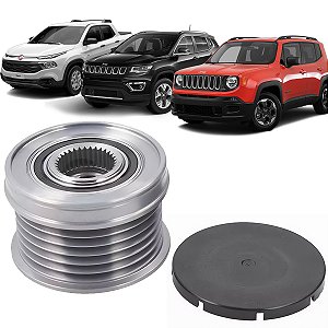 Polia Roda Livre Alternador Renegade Toro Compass 2.0 16v