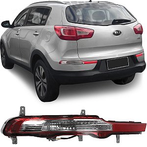 Lanterna Refletor Esquerdo Parachoque Traseiro Sportage 2011 a 2015