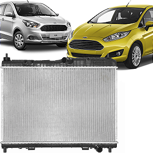 Radiador Agua New Fiesta New Ká 1.5 1.6 2013 2014 2015 2016