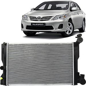Radiador Agua Corolla 2009 a 2018 Manual