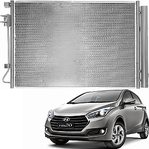 Condensador Ar Condicionado Hyundai Hb20 1.0 1.6 2013 a 2019