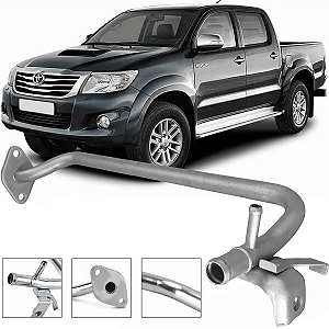 Tubo Cano Agua Motor Hilux 2.7 2005 a 2015