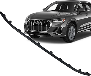 Spoiler Aplique Friso Inferior Parachoque Dianteiro Audi Q3 2019 a 2023