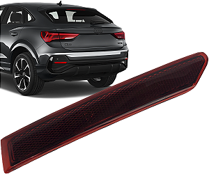 Lanterna Refletor Olho Gato Esquerdo Parachoque Audi Q3 Performance Black 2020 a 2024