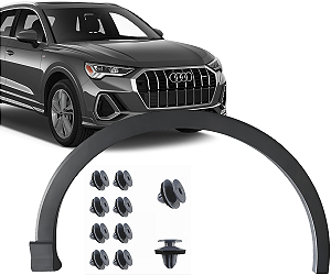 Moldura Friso Alargador Paralama Dianteiro Direito Audi Q3 1.4 Black 2020 a 2024