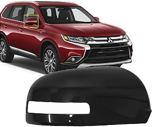 Capa Retrovisor Lado Direito Outlander 2013 a 2021 C/ Furo Seta