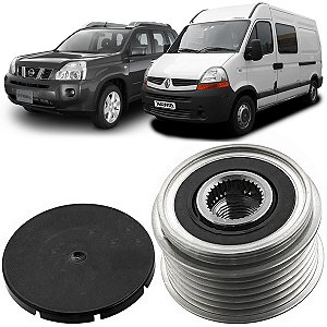 Polia Roda Livre Alternador Renault Master Iii 2.3