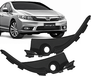Par Acabamento Moldura Canto Churrasqueira Honda Civic 2012 a 2016