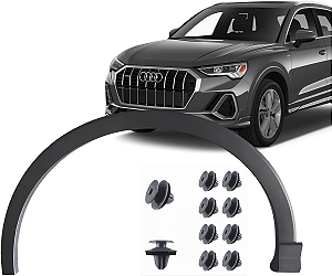 Moldura Friso Alargador Paralama Dianteiro Esquerdo Audi Q3 1.4 Black 2020 a 2024