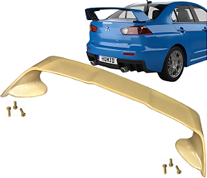 Aerofolio Evo Evolution Traseiro Lancer  2010 a 2018 Modelo Plástico Abs