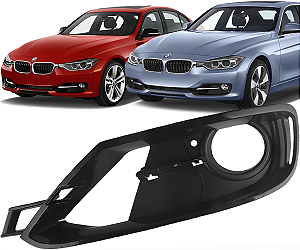 Grade Moldura Farol Milha Esquerdo Bmw 320i 328i GP Sport 2012 a 2015