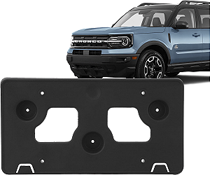 Suporte Placa Bronco Sport Parachoque Dianteiro  2022 a 2025