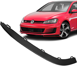 Spoiler Golf Gti Mk7 Moldura Inferior Esquerdo Parachoque Dianteiro  2014 a 2017