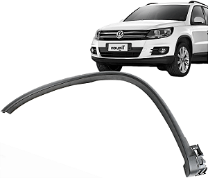 Moldura Friso Alargador Aplique Paralama Dianteiro Esquerdo Tiguan 2009 a 2016