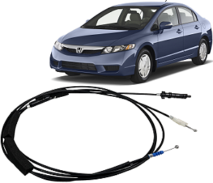 Cabo New Civic Abertura Tanque Porta Malas 2007 A 2011