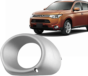 Moldura Outlander Grade Farol Milha Esquerdo  2014 2015