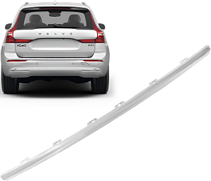Friso Aplique Central Cromado Parachoque Traseiro Xc60 2022 a 2024