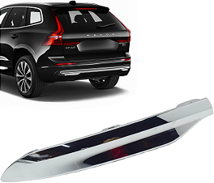 Friso Aplique Esquerdo Cromado Parachoque Traseiro Xc60 2022 a 2024