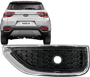 Friso Moldura Cromada Direita Parachoque Traseiro Tiggo 5x 2019 a 2022