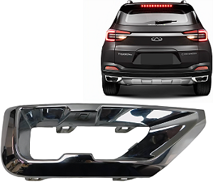 Friso Moldura Escape Cromada Esquerda Parachoque Traseiro Tiggo 5x 2023 a 2025