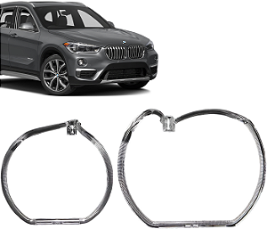 Acrílico Drl Angel Eyes Farol Direito Bmw X1 F48 2016 a 2019