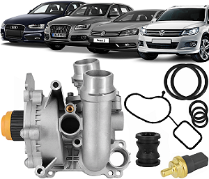 Bomba Agua Aluminio A3 A4 A5 A6 Q3 Q5 Tfsi Golf Jetta Fusca Passat Tiguan 2.0 Tsi Ea888
