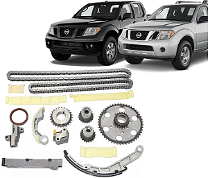 Kit Corrente Comando Distribuição Frontier Pathfinder 2.5 2008 a 2012 Motor YD25DDTI