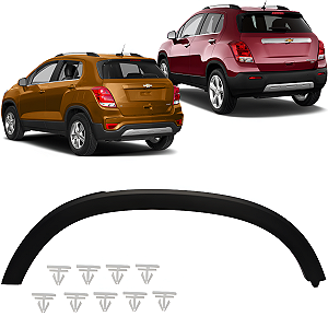 Friso Moldura Aplique Alargador Paralama Traseiro Esquerdo Tracker 2014 á 2019