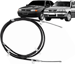 Cabo Freio Mão Tras Tambor Vw Gol Parati G2 Bola G3