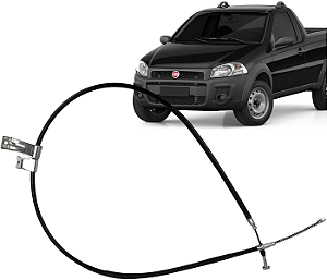 Cabo Freio Mão Traseiro Esquerdo Strada 1997 a 2024