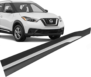 Moldura Aplique Friso Porta Dianteira Direita Kicks 2016 a 2023