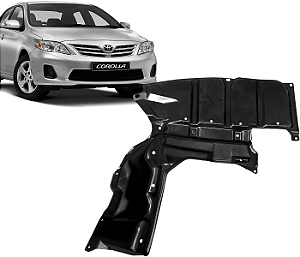 Defletor Protetor Inferior Direito Parachoque Dianteiro Corolla 2009 a 2014