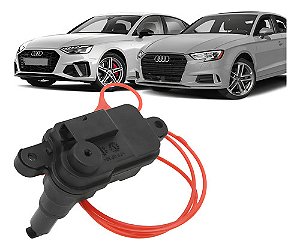 Motor Atuador Trava Eletrica Tampa Portinhola Tanque Combustivel Audi A1 A3 A4 A5 A6 Q3