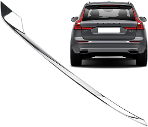 Friso Aplique Cromado Direito Parachoque Traseiro Xc60 Inscription 2018 a 2021