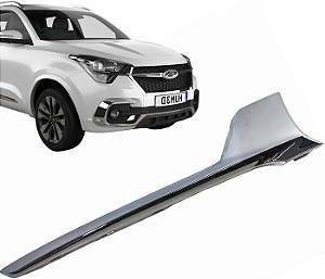 Friso Aplique Moldura Cromada Direita Farol Chery Tiggo 5x 2019 a 2020