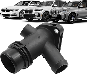 Flange Conexão Cano Agua Motor 540i X3 X4 X5 Z4 M40i 3.0 Turbo 2018 a 2025