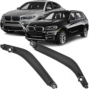 Par Puxador Porta Bmw X5 X6 F15 F16 2014 á 2019 Preto