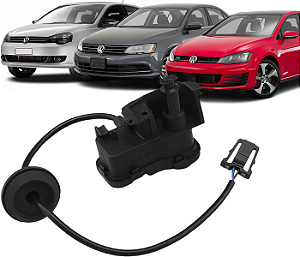 Motor Atuador Trava Eletrica Tampa Portinhola Tanque Combustivel Jetta Golf Polo Passat