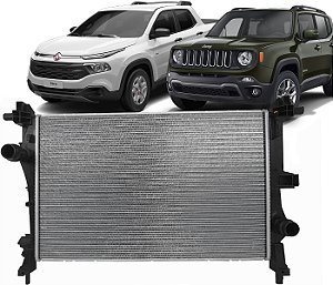 Radiador Agua Toro Renegade 1.8 Flex 2014 a 2021 Manual / Aut