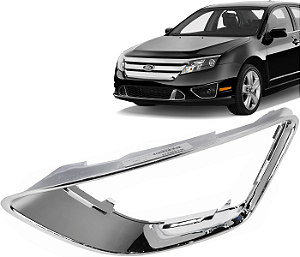 Moldura Grade Cromada Farol Milha Esquerdo Fusion 2010 a 2012