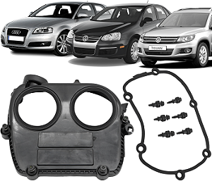 Tampa Lateral Corrente Comando Cabeçote Audi A3 A4 A5 Q3 Golf Gti Jetta Passat Tiguan 211cv