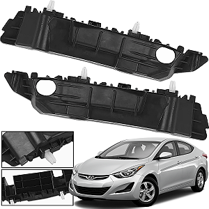 Par Guia Suporte Parachoque Dianteiro Elantra 2011 a 2016