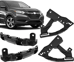 Kit Suporte Guia Farol Parachoque Dianteiro hrv 2016 a 2020