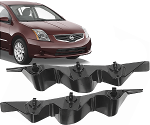 Par Guia Suporte Parachoque Dianteiro Sentra 2007 a 2013