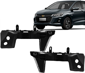 Par Guia Suporte Parachoque Dianteiro Onix 2020 a 2024