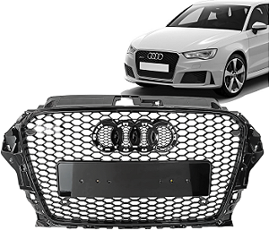 Grade Dianteira Audi A3 S3 Rs3 2013 a 2016 All Black