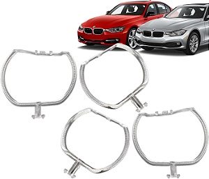 Kit Acrílico Drl Angel Eyes Farol Bmw 320i 328i 2013 a 2015