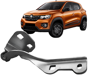Dobradiça Braço Esquerdo Capo Dianteiro Kwid 2018 a 2023